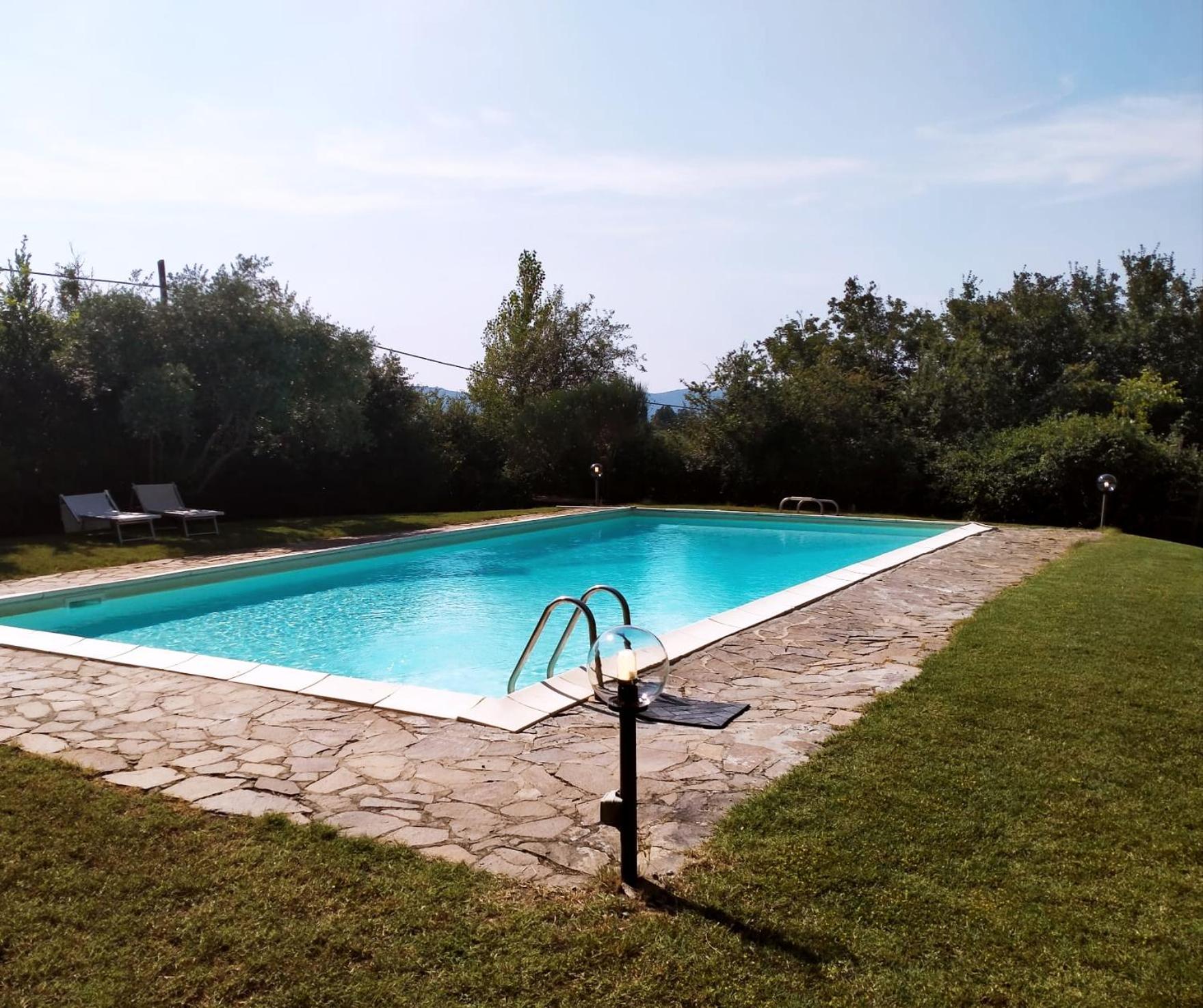 Villa Poggio Al Sole Bio Agriturismo Private Pool San Rocco a Pilli Exterior photo